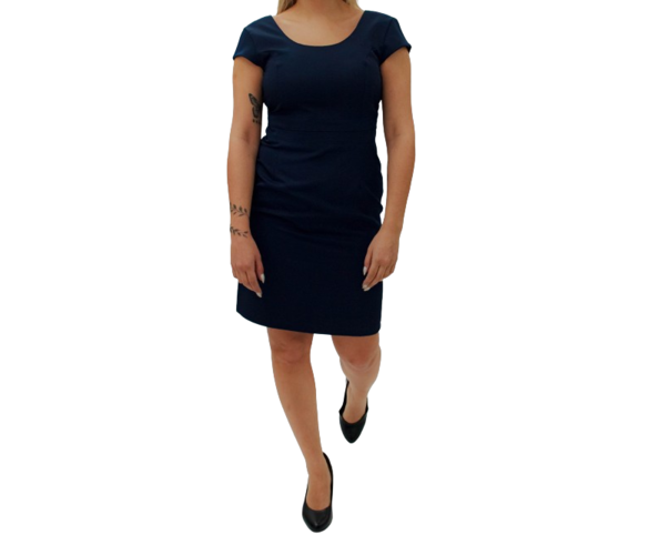 966 Vestido Azul Marinho (1)